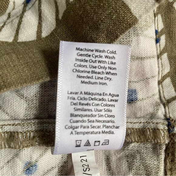 Free Assembly Tropical Palm Leaf Crop Top Size XS - Picture 10 of 11